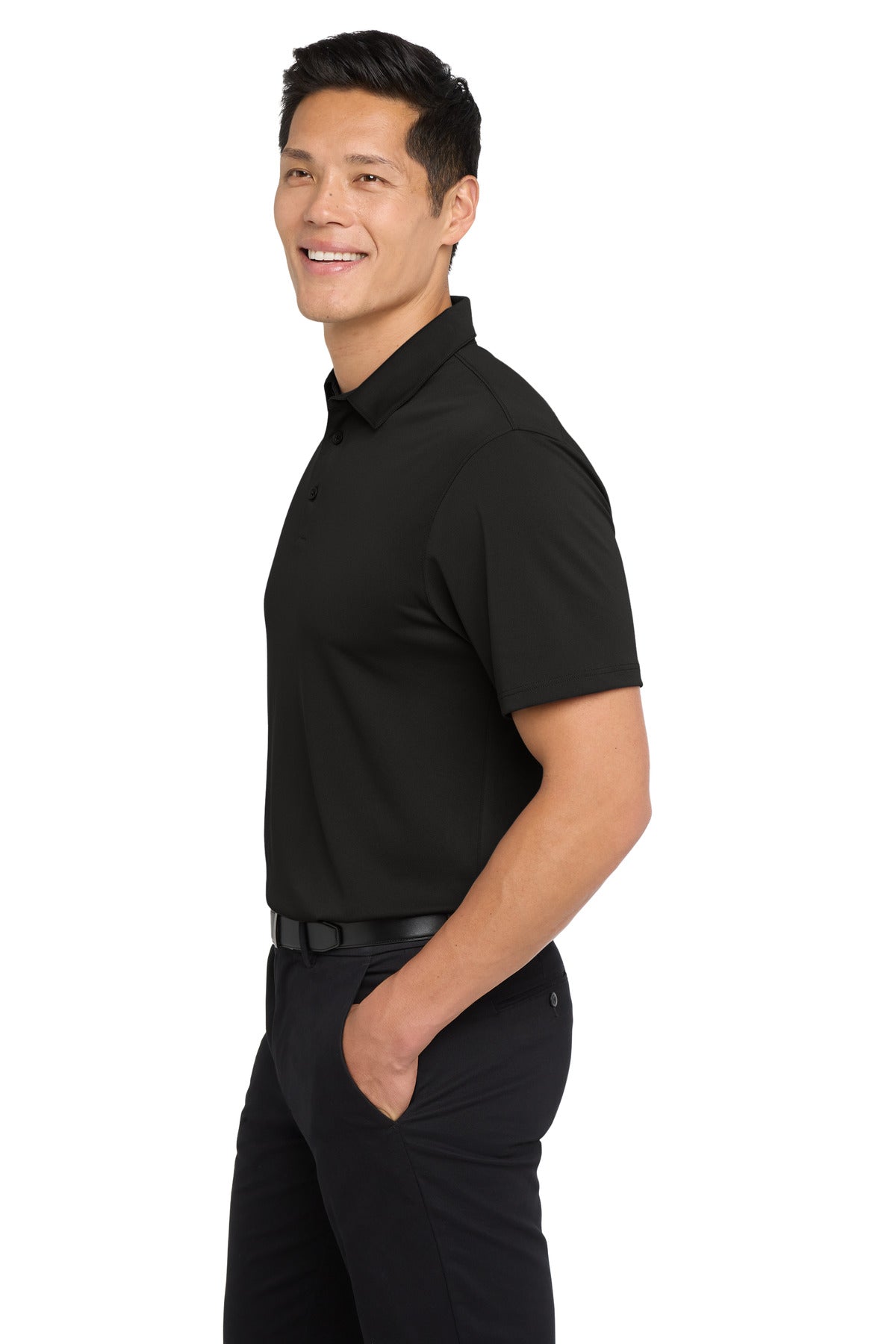 Port Authority UV Choice Pique Polo K750 - Black - side