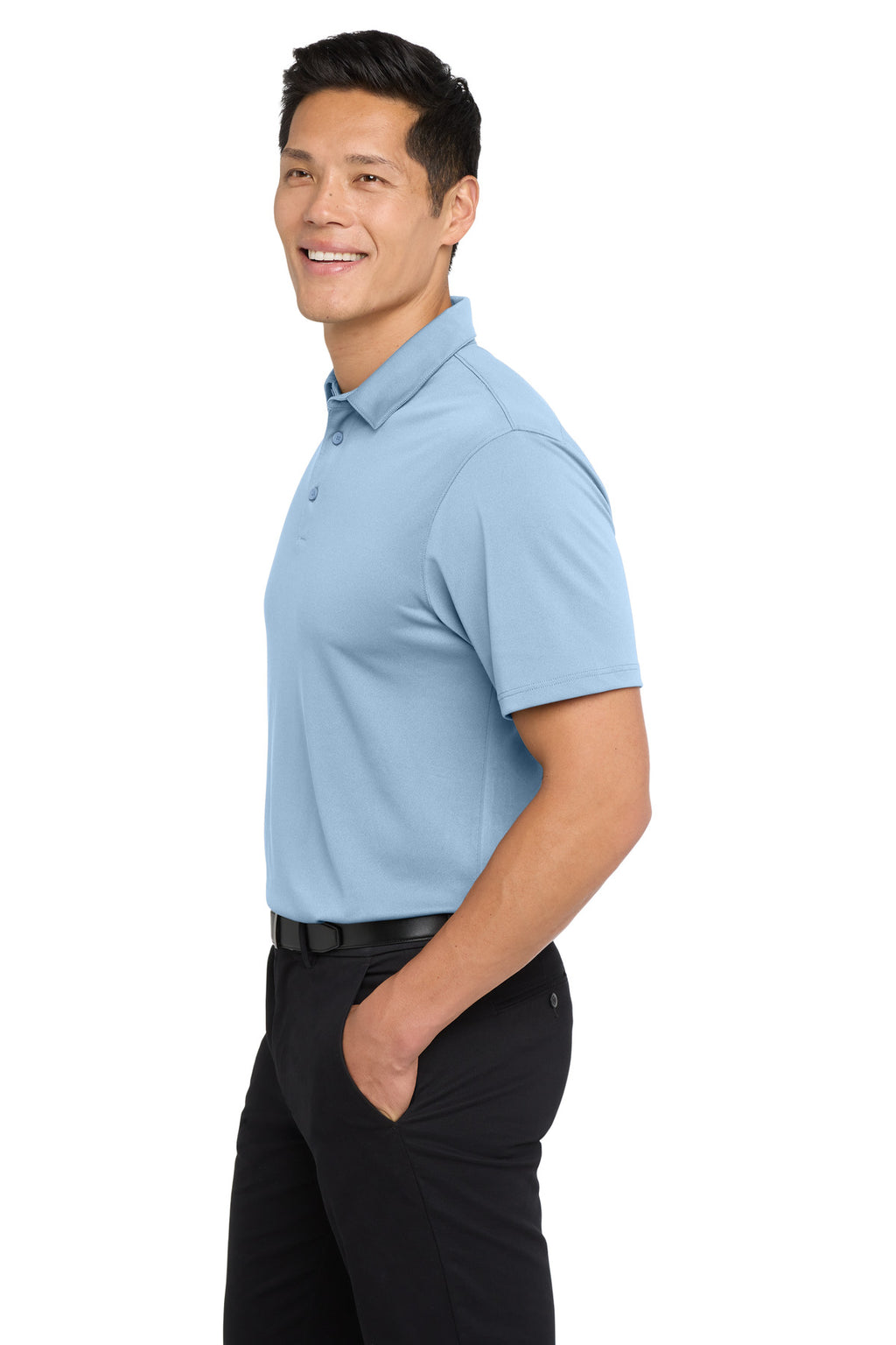 Port Authority UV Choice Pique Polo K750 - Cloud Blue - side