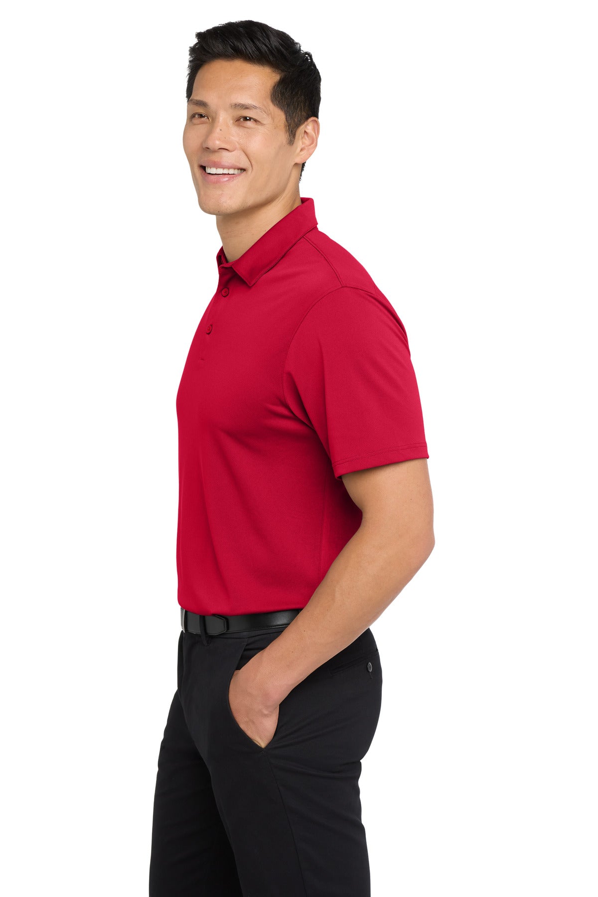 Port Authority UV Choice Pique Polo K750 - Rich Red - side
