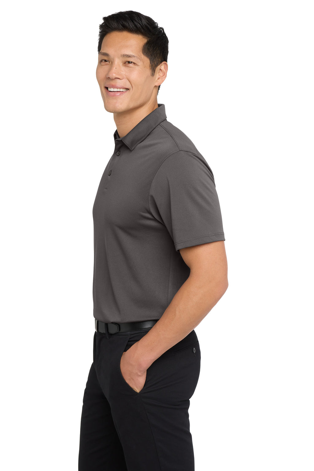 Port Authority UV Choice Pique Polo K750 - Sterling Grey - side