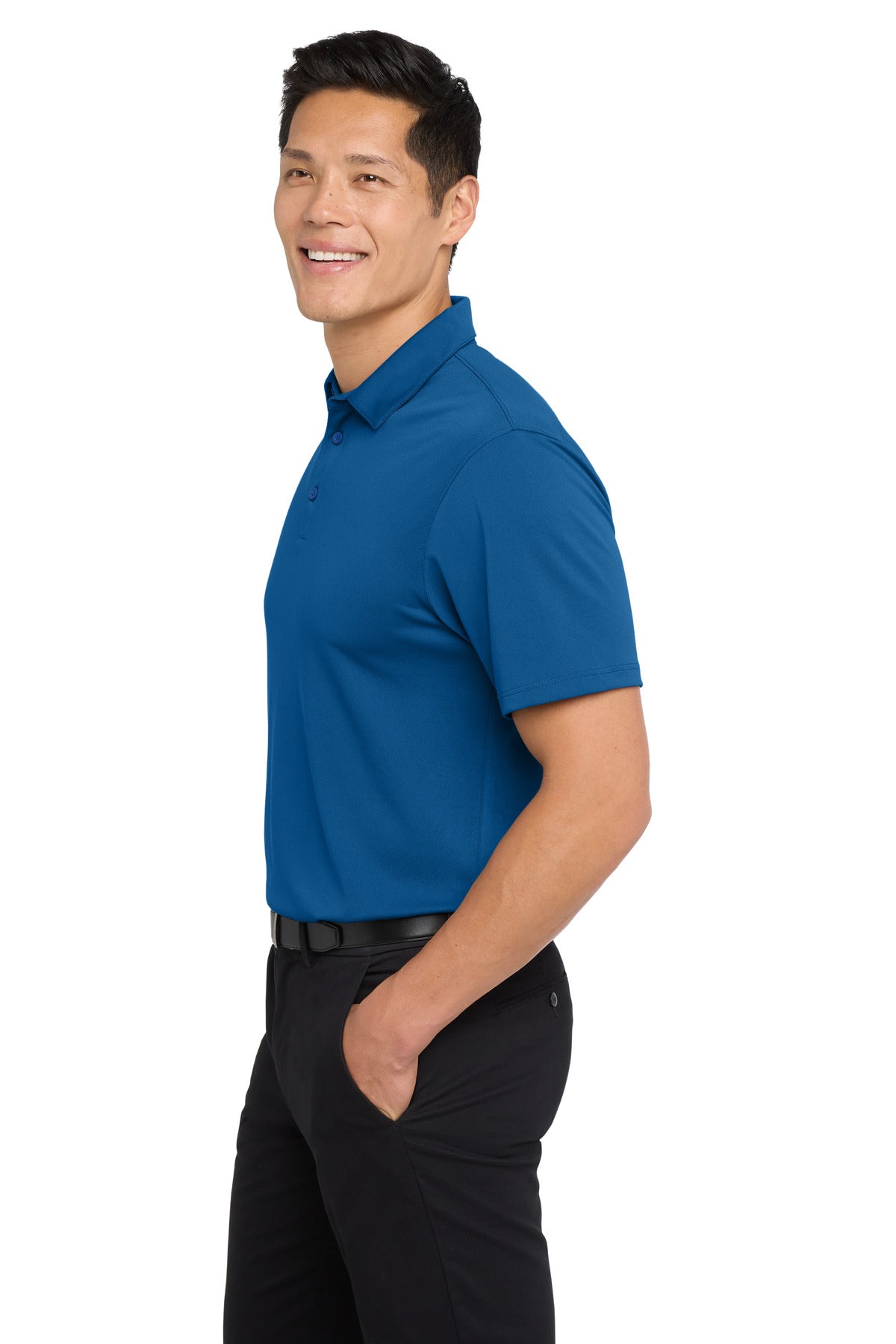 Port Authority UV Choice Pique Polo K750 - True Blue - side