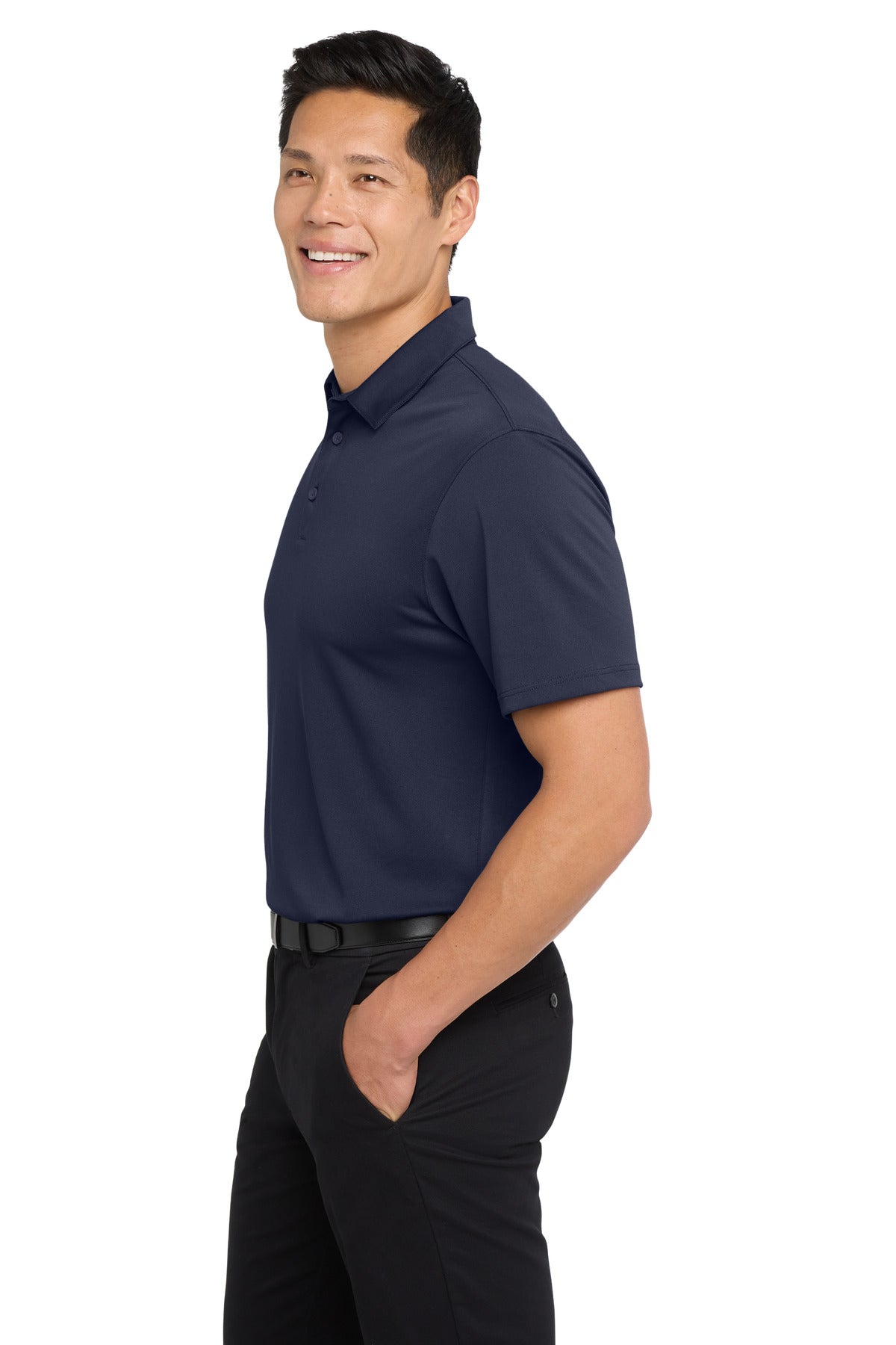 Port Authority UV Choice Pique Polo K750 - True Navy - side