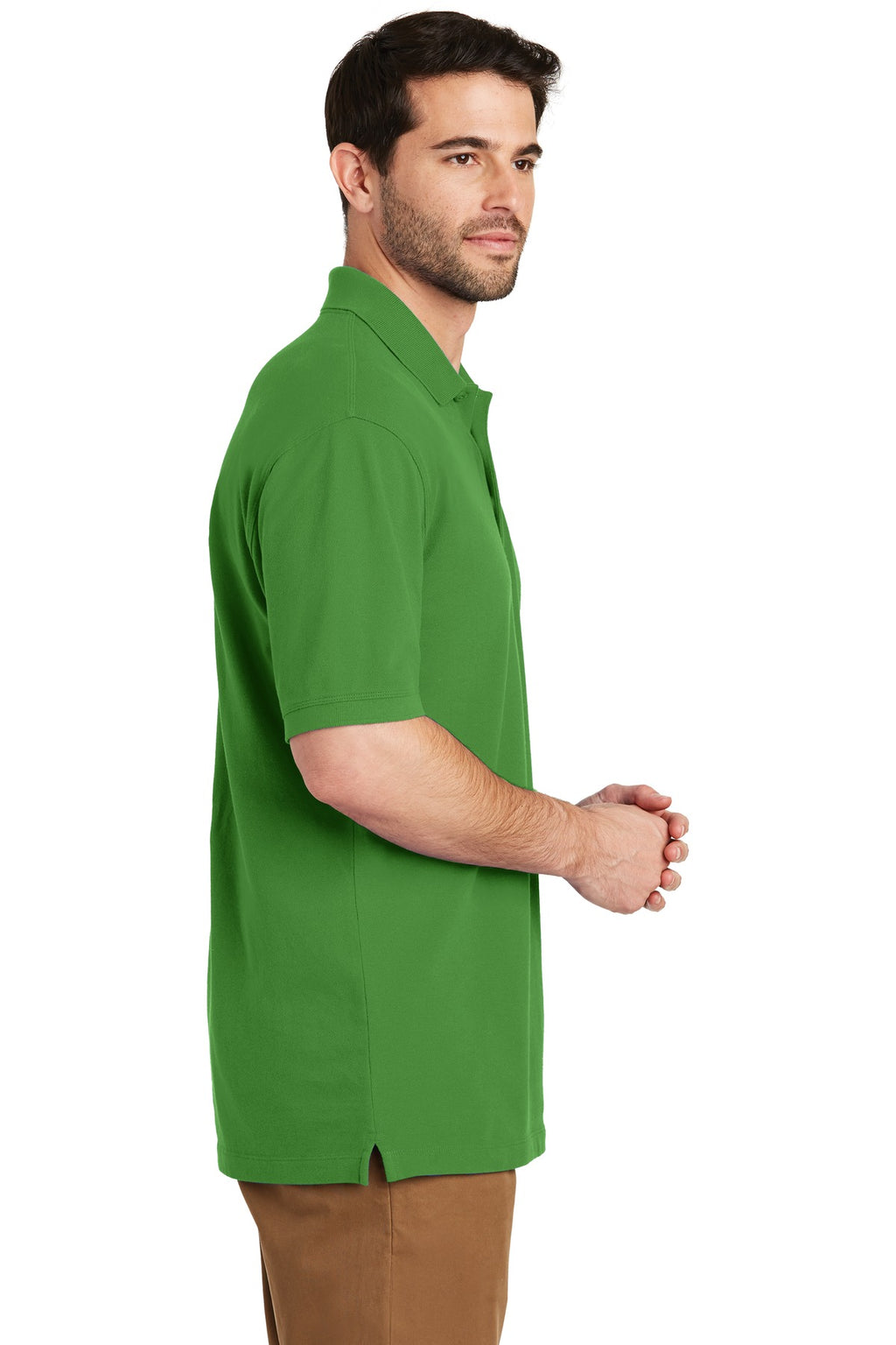 Port Authority EZCotton Polo. K8000 - Vine Green - side