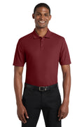 Port Authority SuperPro React Polo. K810 - Burgundy - front