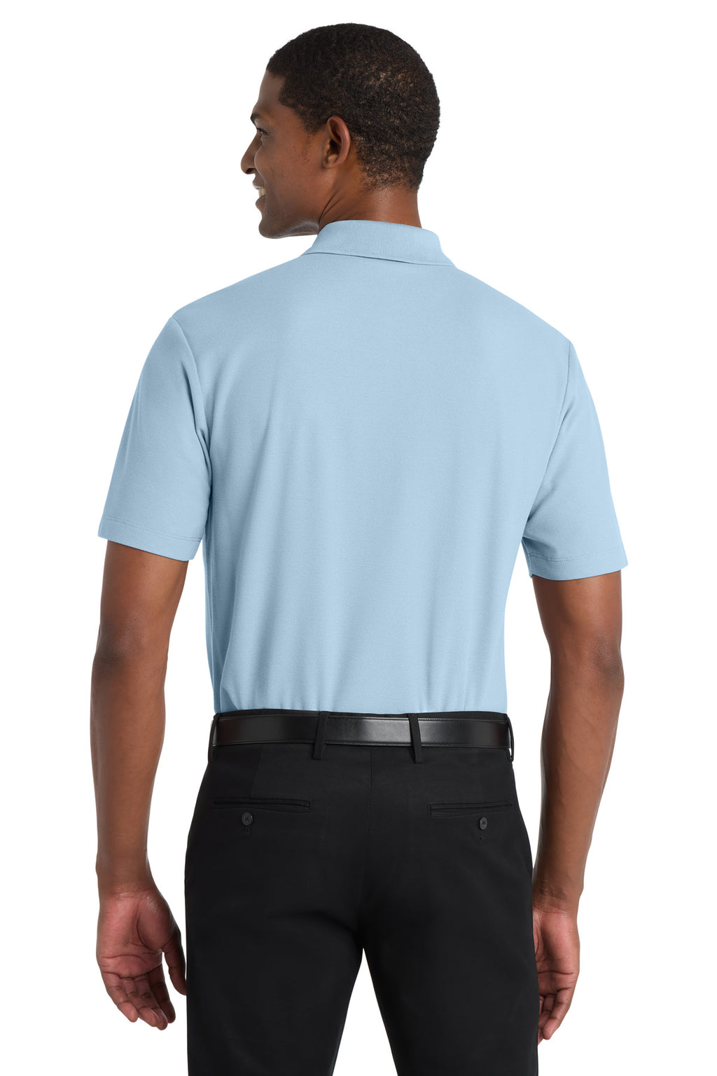 Port Authority SuperPro React Polo. K810 - Cloud Blue - back