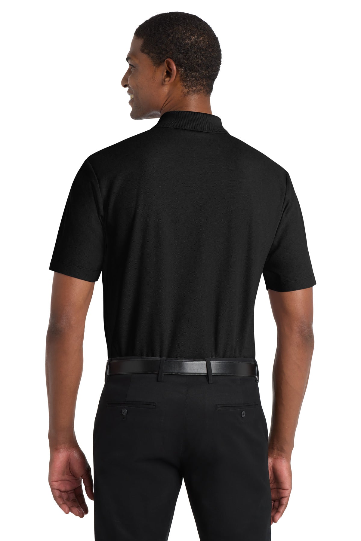Port Authority SuperPro React Polo. K810 - Deep Black - back