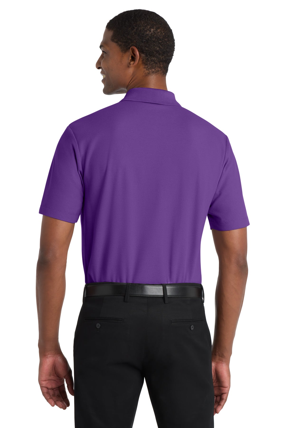 Port Authority SuperPro React Polo. K810 - Purple - back