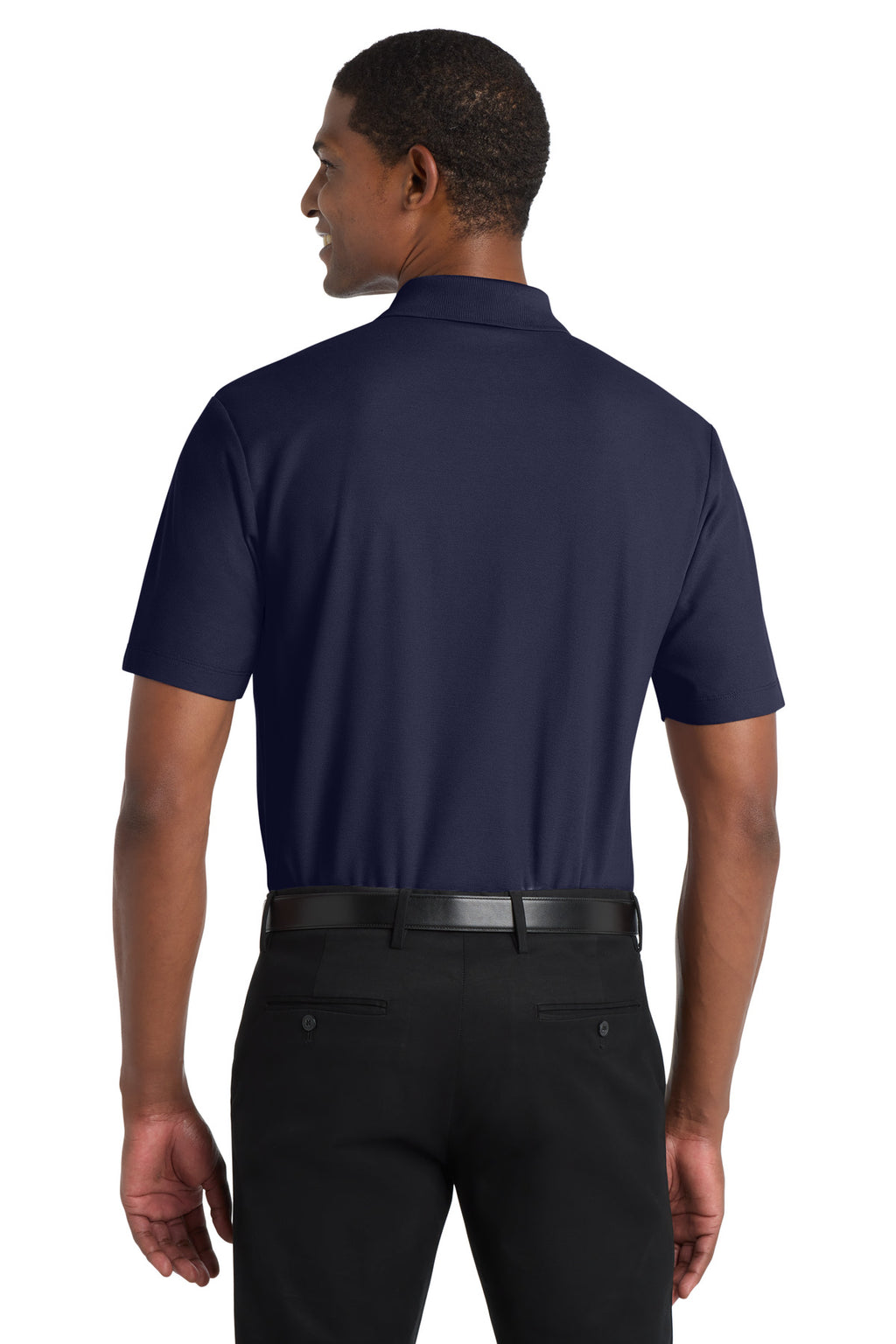 Port Authority SuperPro React Polo. K810 - True Navy - back