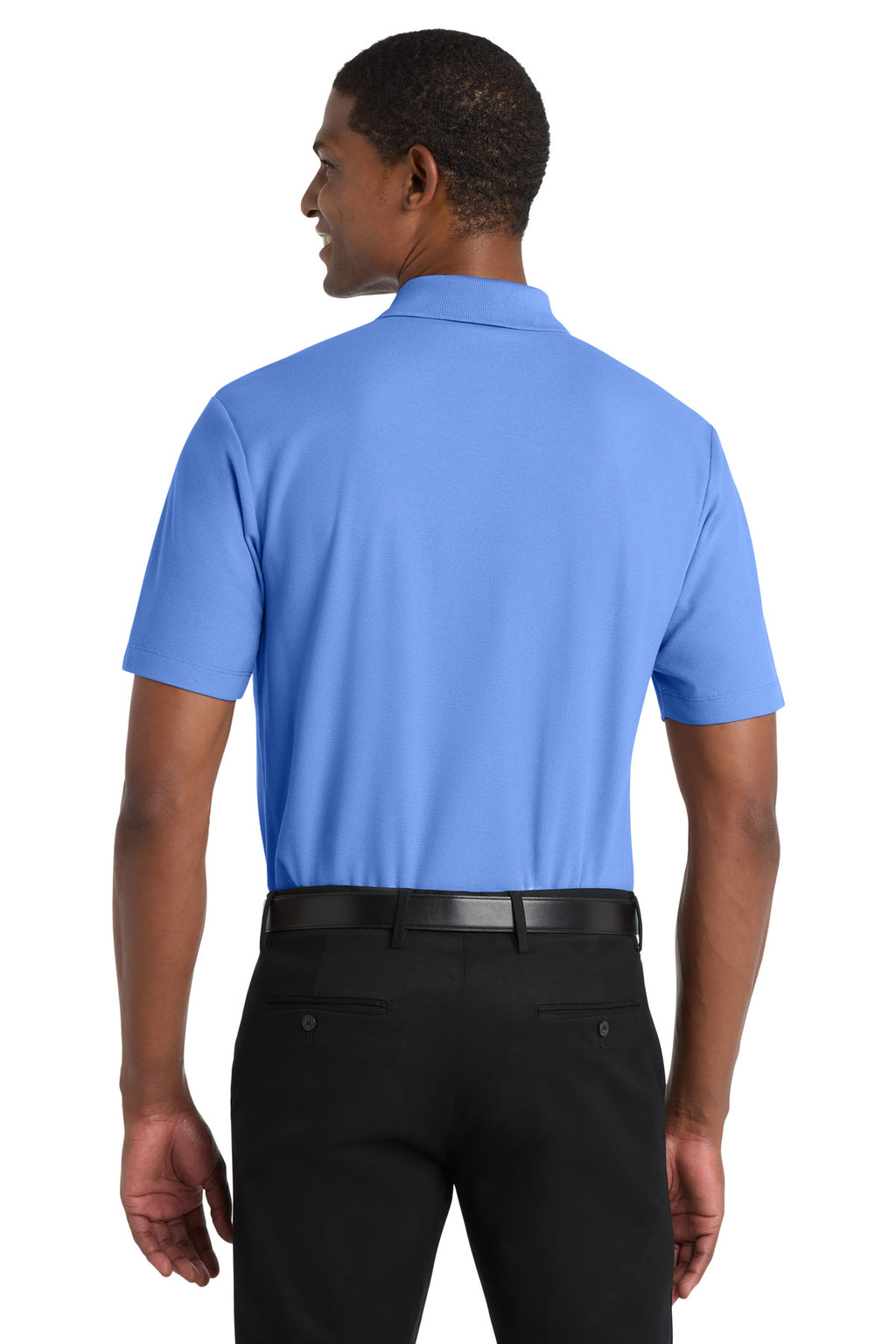 Port Authority SuperPro React Polo. K810 - Ultramarine Blue - back