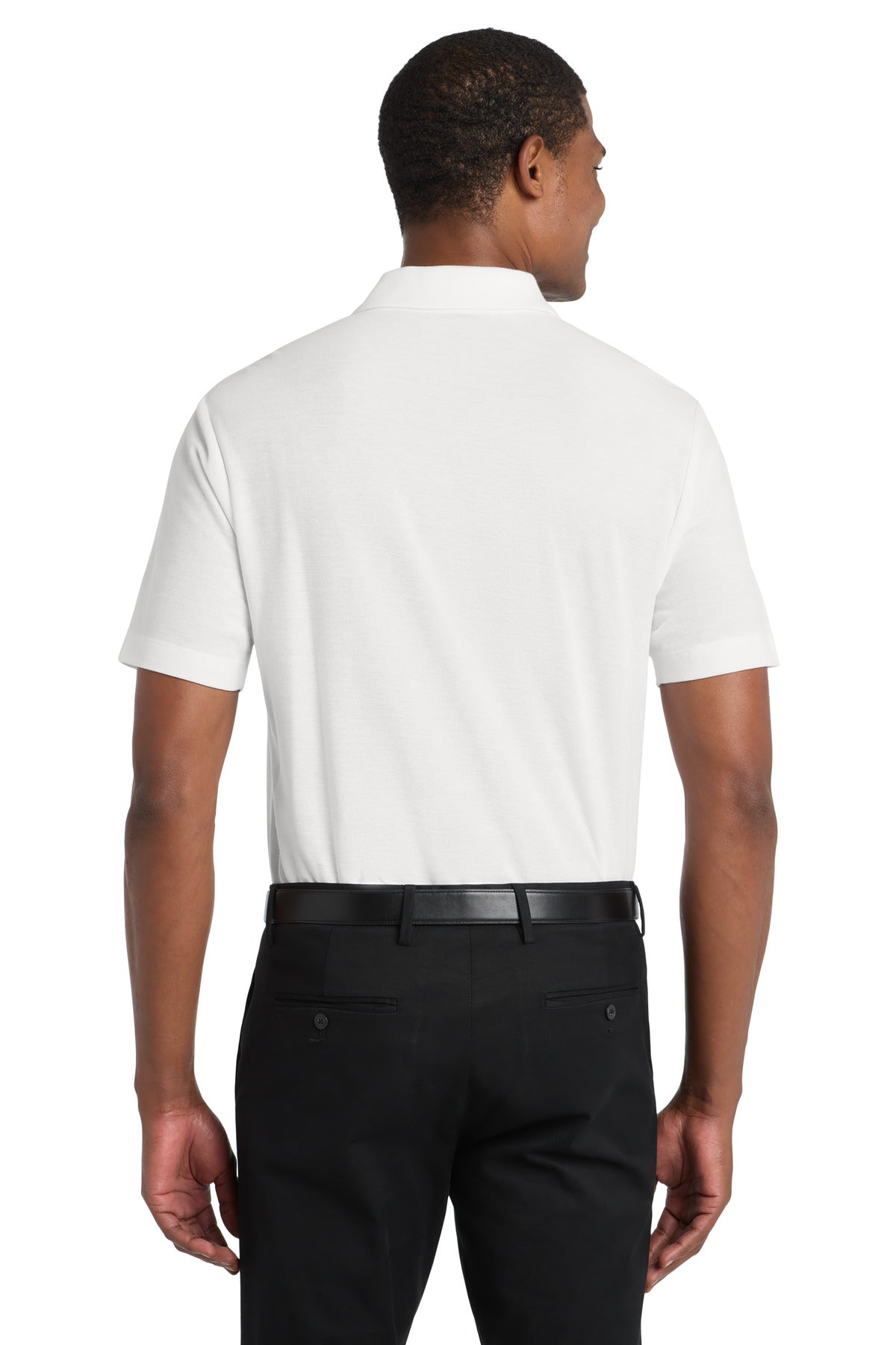 Port Authority SuperPro React Polo. K810 - White - back