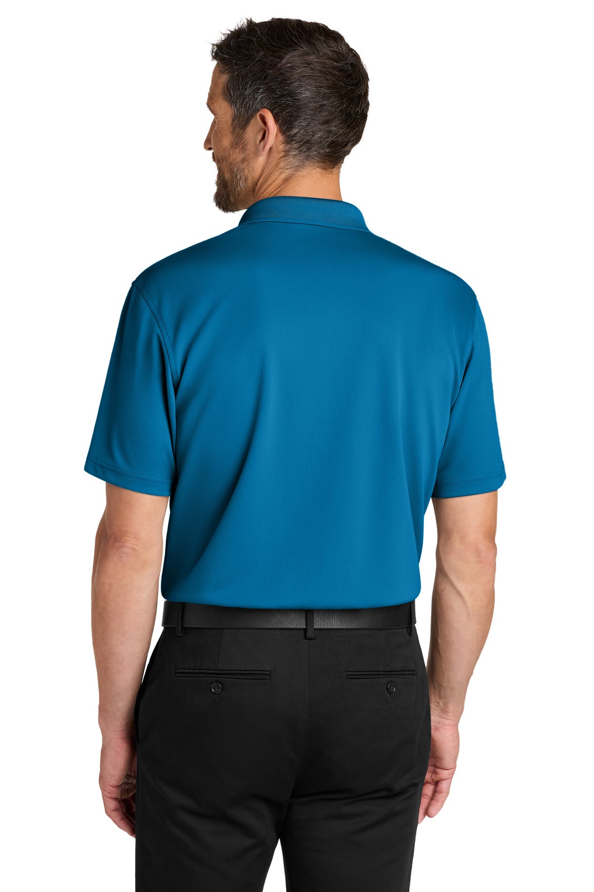 Port Authority Dry Zone Stain-Release Grid Polo K845 - Imperial Blue - back