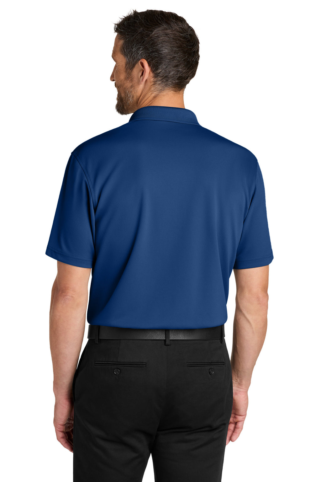 Port Authority Dry Zone Stain-Release Grid Polo K845 - Royal - back