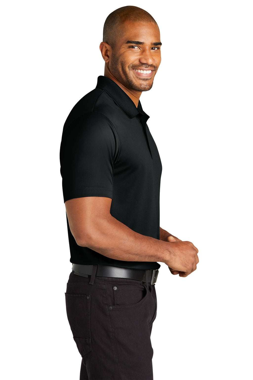 Port Authority C-FREE Performance Polo K863 - Deep Black - side