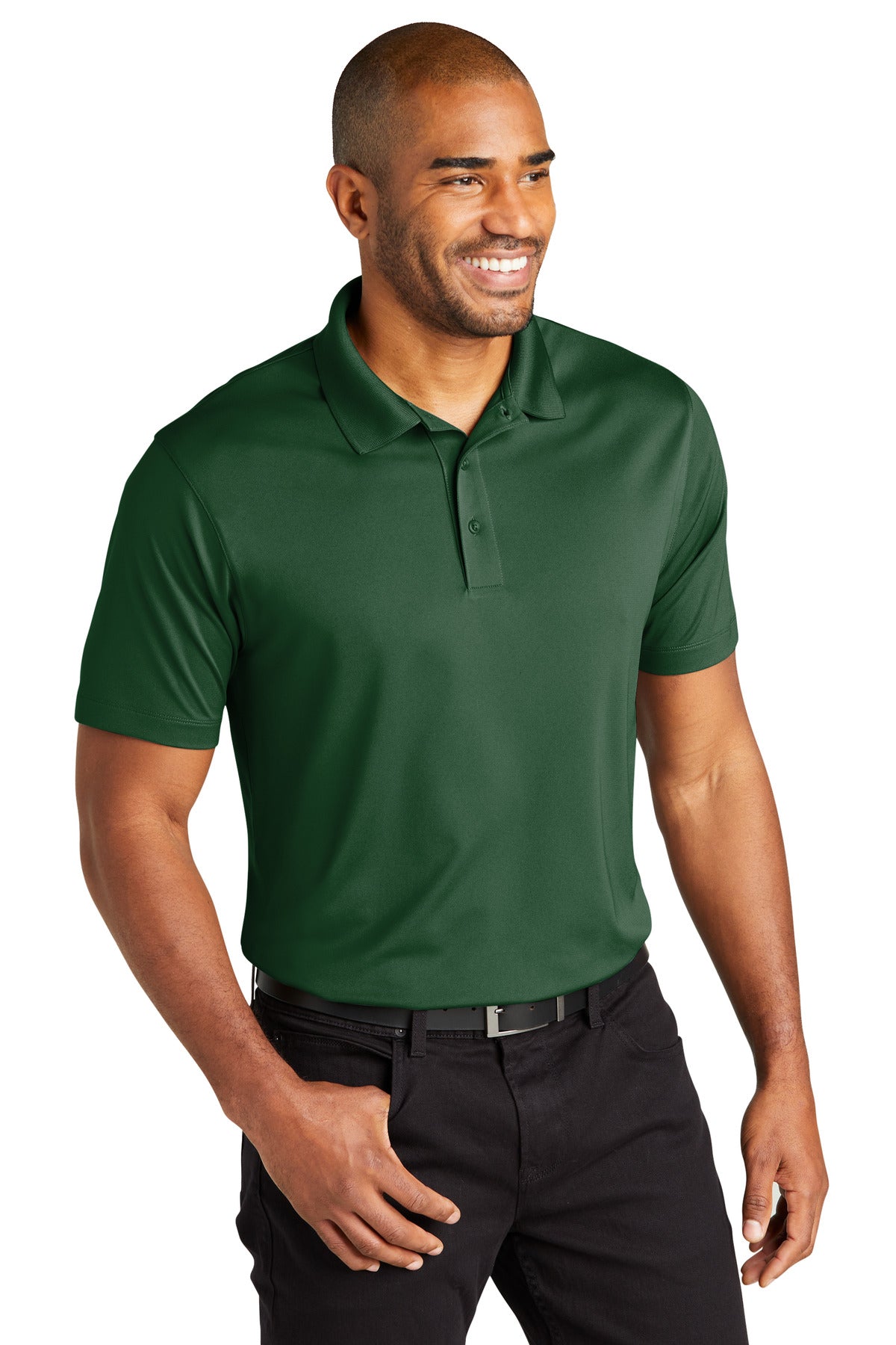 Port Authority C-FREE Performance Polo K863 - Forest Green - three_q