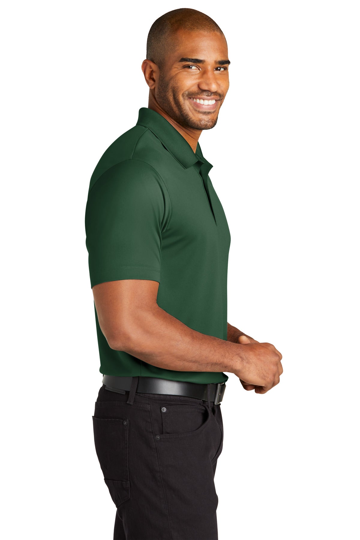Port Authority C-FREE Performance Polo K863 - Forest Green - side