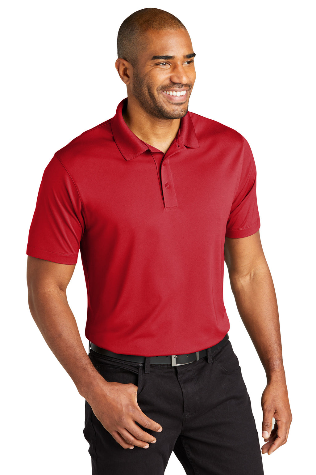 Port Authority C-FREE Performance Polo K863 - Rich Red - three_q