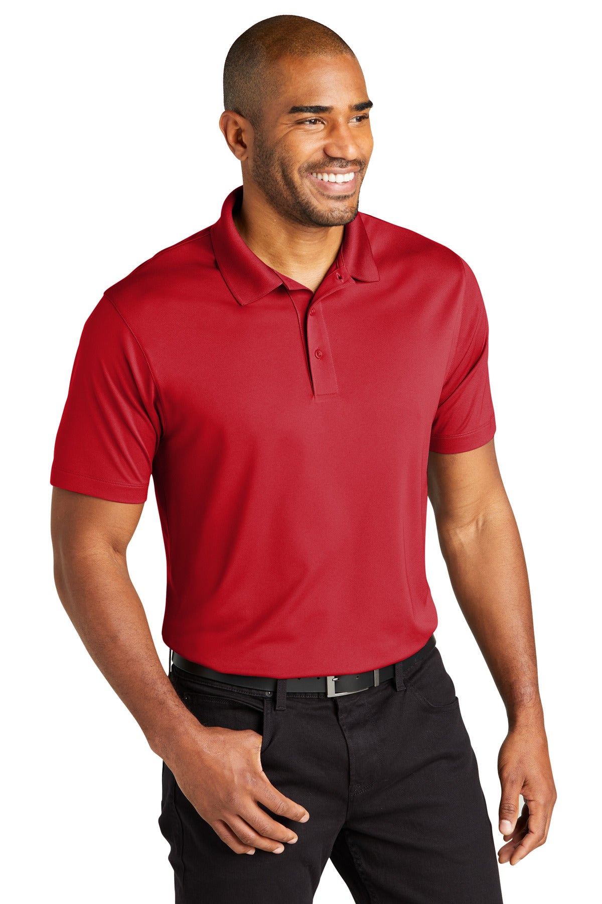 Port Authority C-FREE Performance Polo K863 - Rich Red - three_q