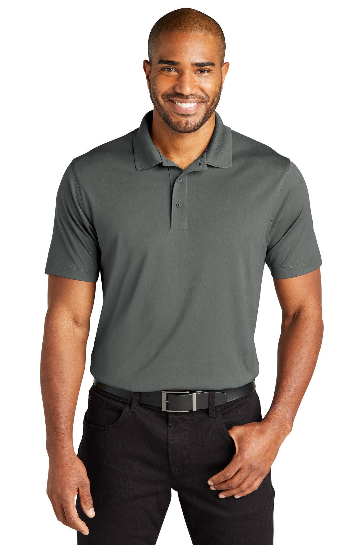 Port Authority C-FREE Performance Polo K863 - Smoke Grey - front