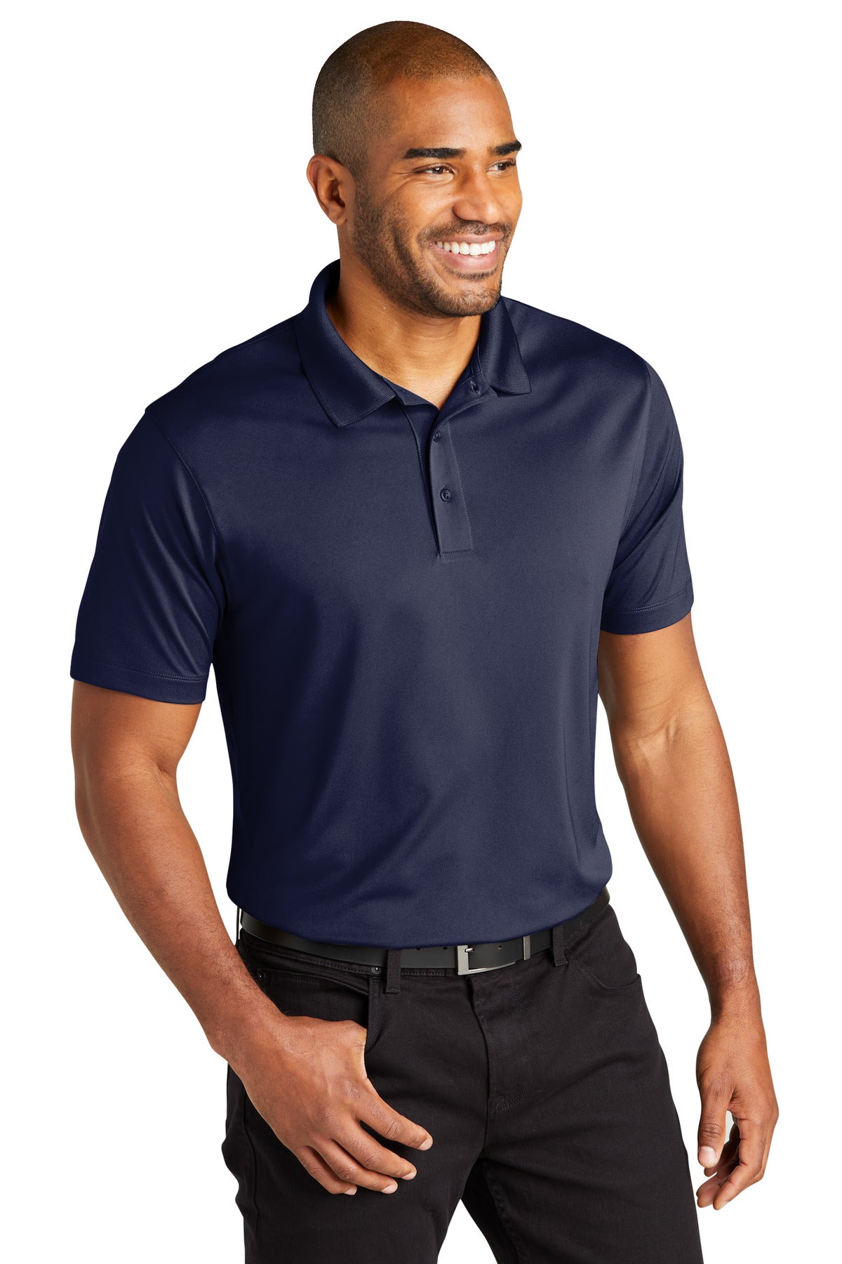Port Authority C-FREE Performance Polo K863 - True Navy - three_q