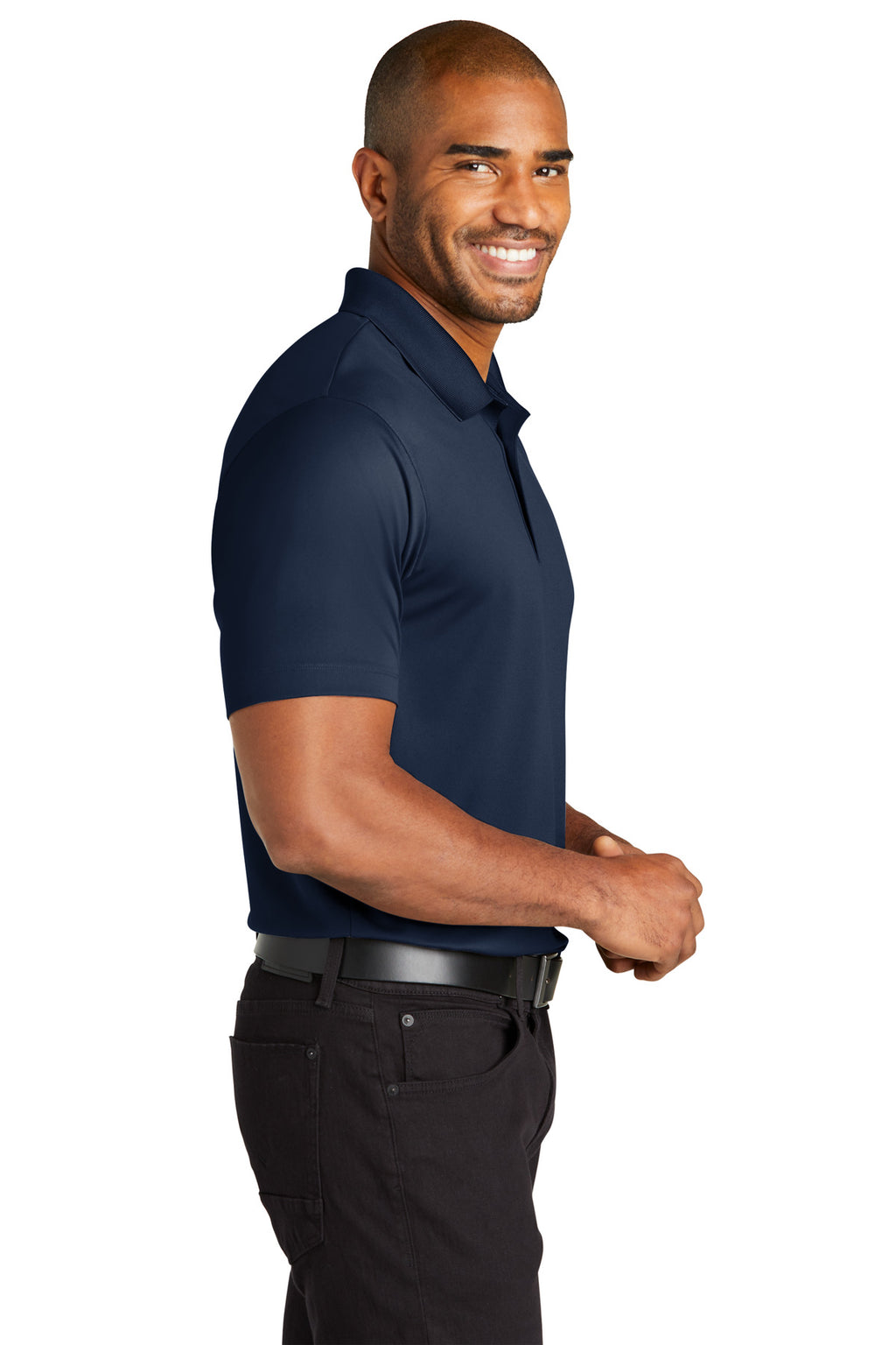 Port Authority C-FREE Performance Polo K863 - True Navy - side
