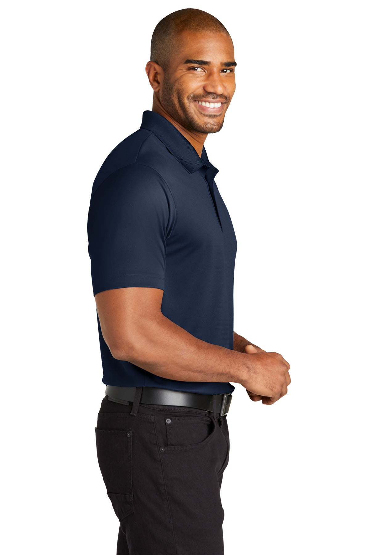 Port Authority C-FREE Performance Polo K863 - True Navy - side