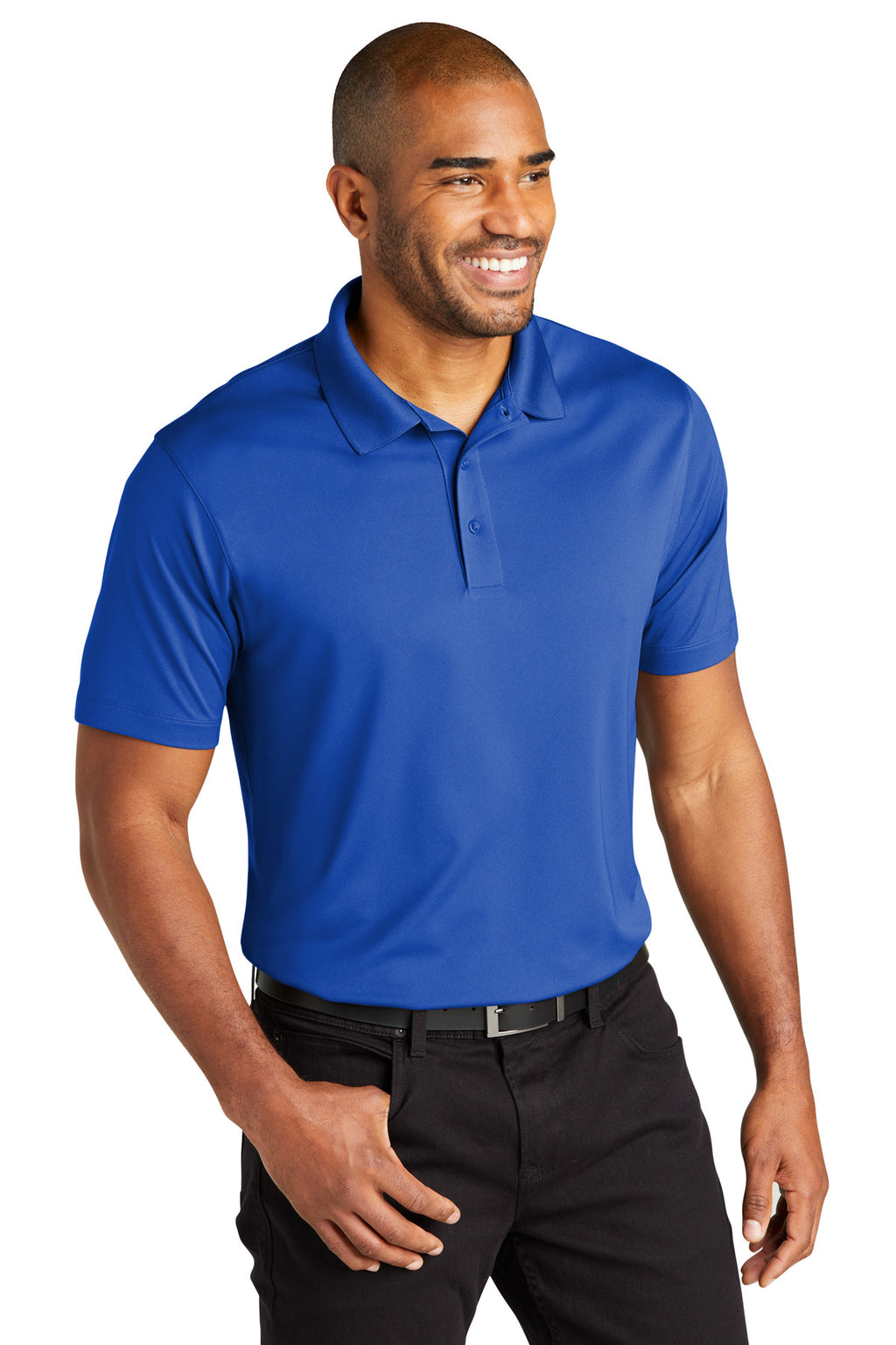 Port Authority C-FREE Performance Polo K863 - True Royal - three_q