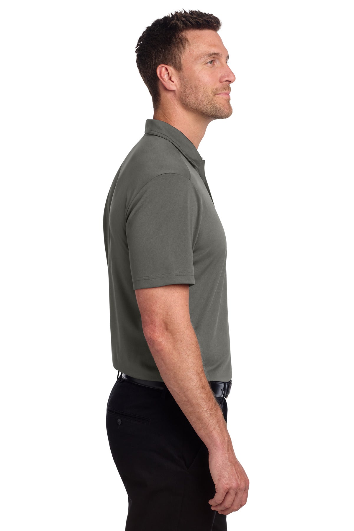 Port Authority C-FREE Snag-Proof Polo K864 - Grey Steel - side
