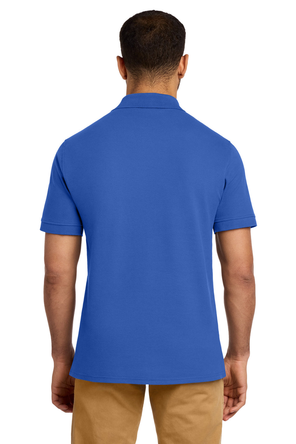 Port & Co Combed Ring Spun Pique Polo. KP1500 - Royal - back