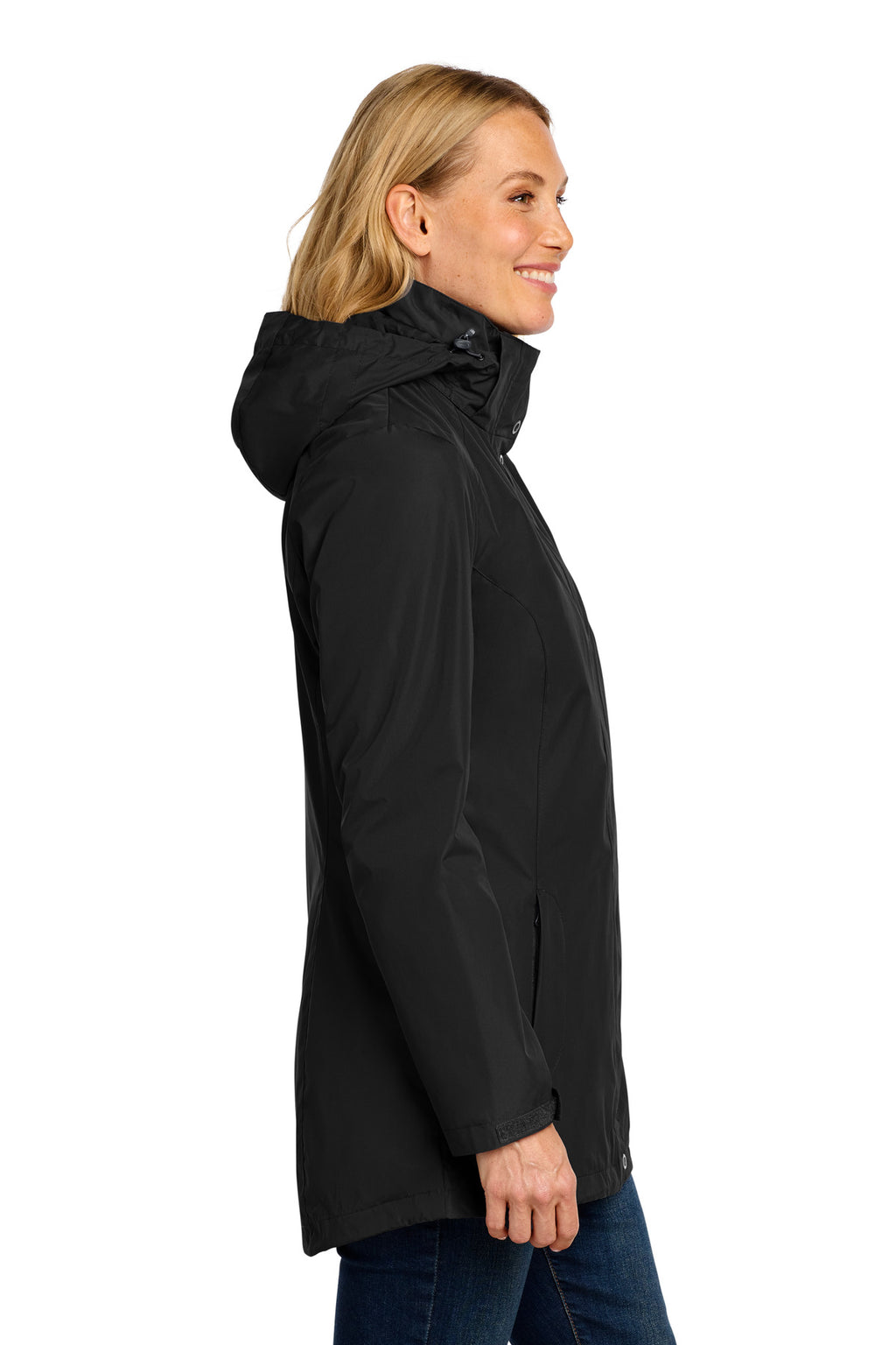 Port Authority Women's All-Weather 3-in-1 Jacket L123 - Black - side