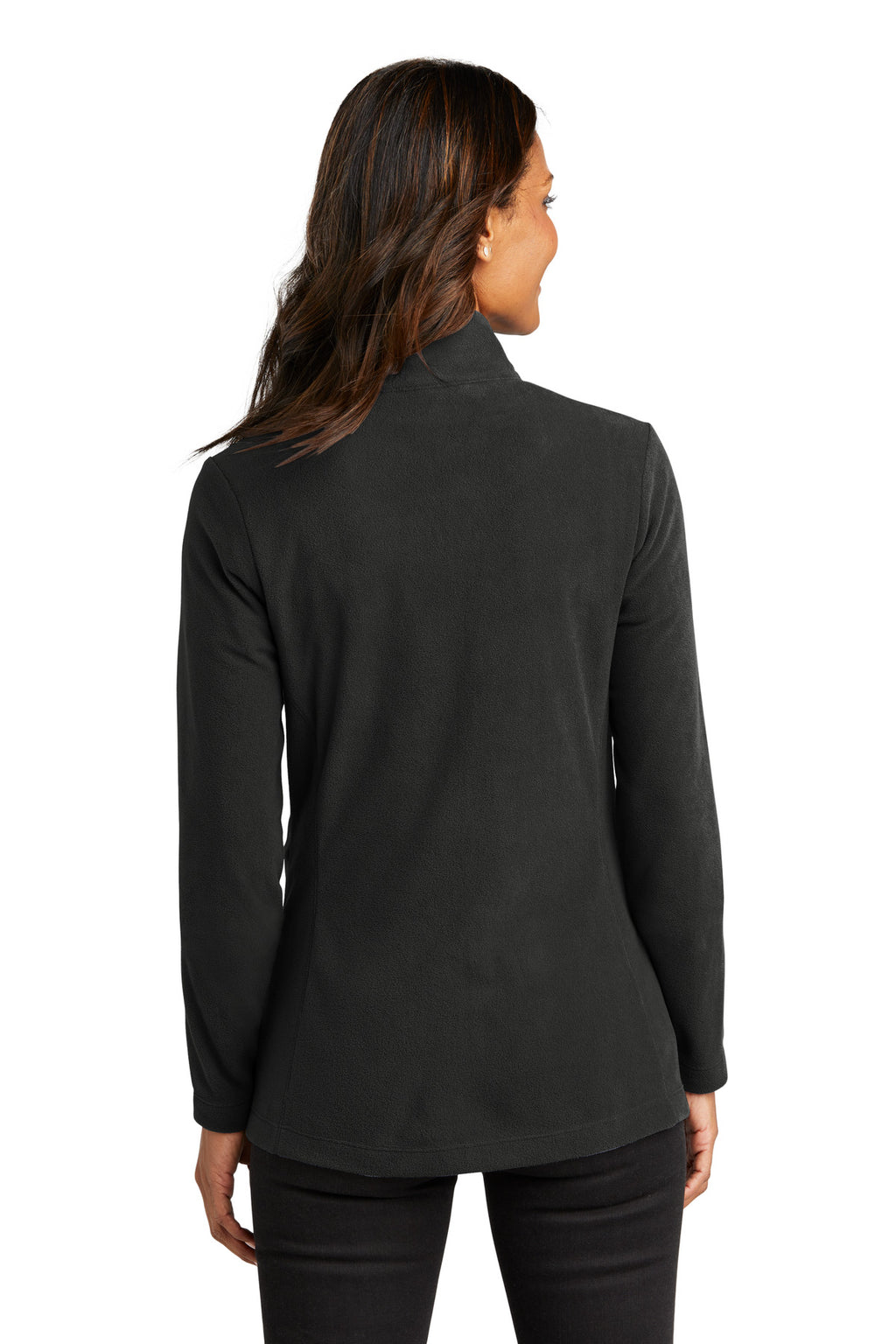 Port Authority Women's Accord Microfleece Jacket L151 - Black - back