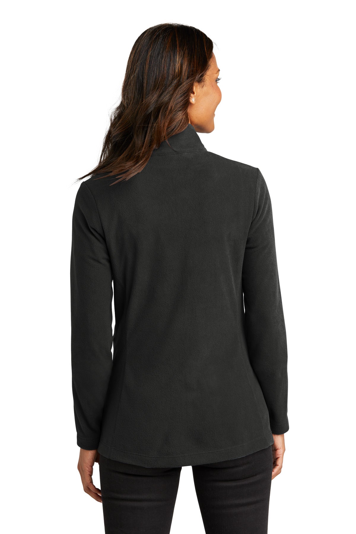 Port Authority Women's Accord Microfleece Jacket L151 - Black - back
