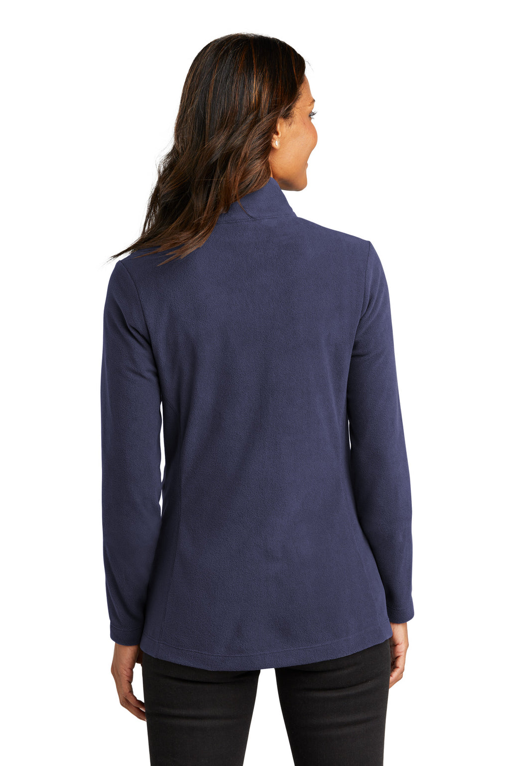 Port Authority Women's Accord Microfleece Jacket L151 - Navy - back