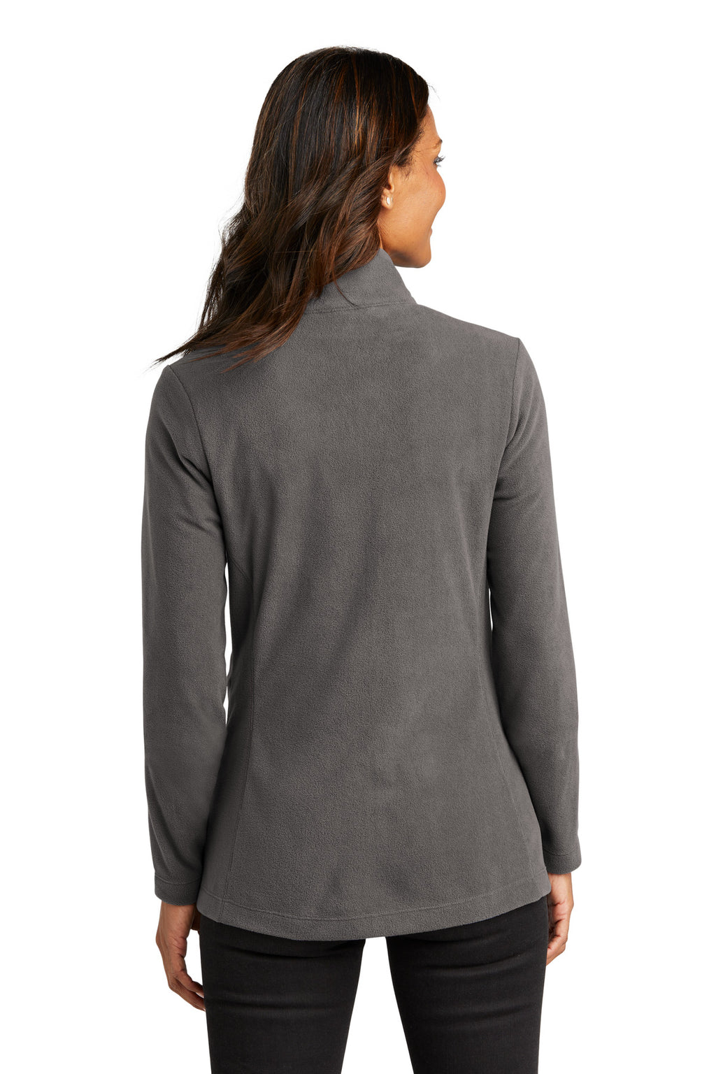Port Authority Women's Accord Microfleece Jacket L151 - Pewter - back