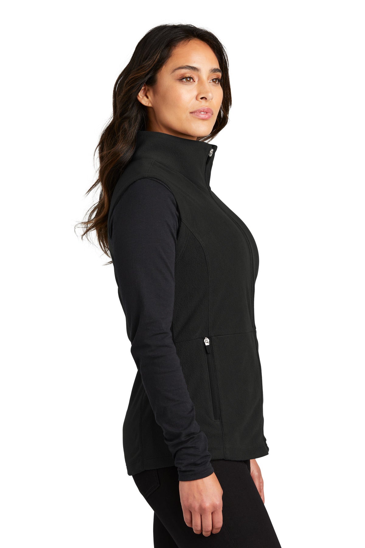 Port Authority Women's Accord Microfleece Vest L152 - Black - side