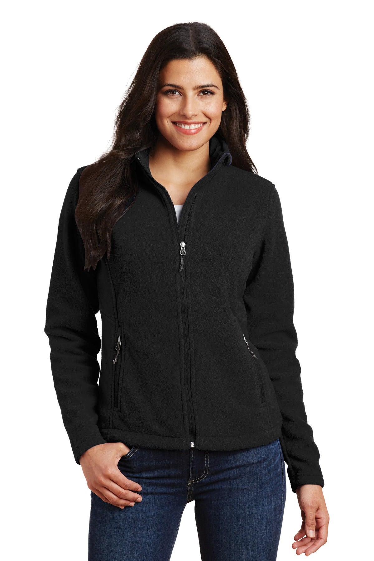 Port Authority Women's Value Fleece Jacket. L217 - Black - front