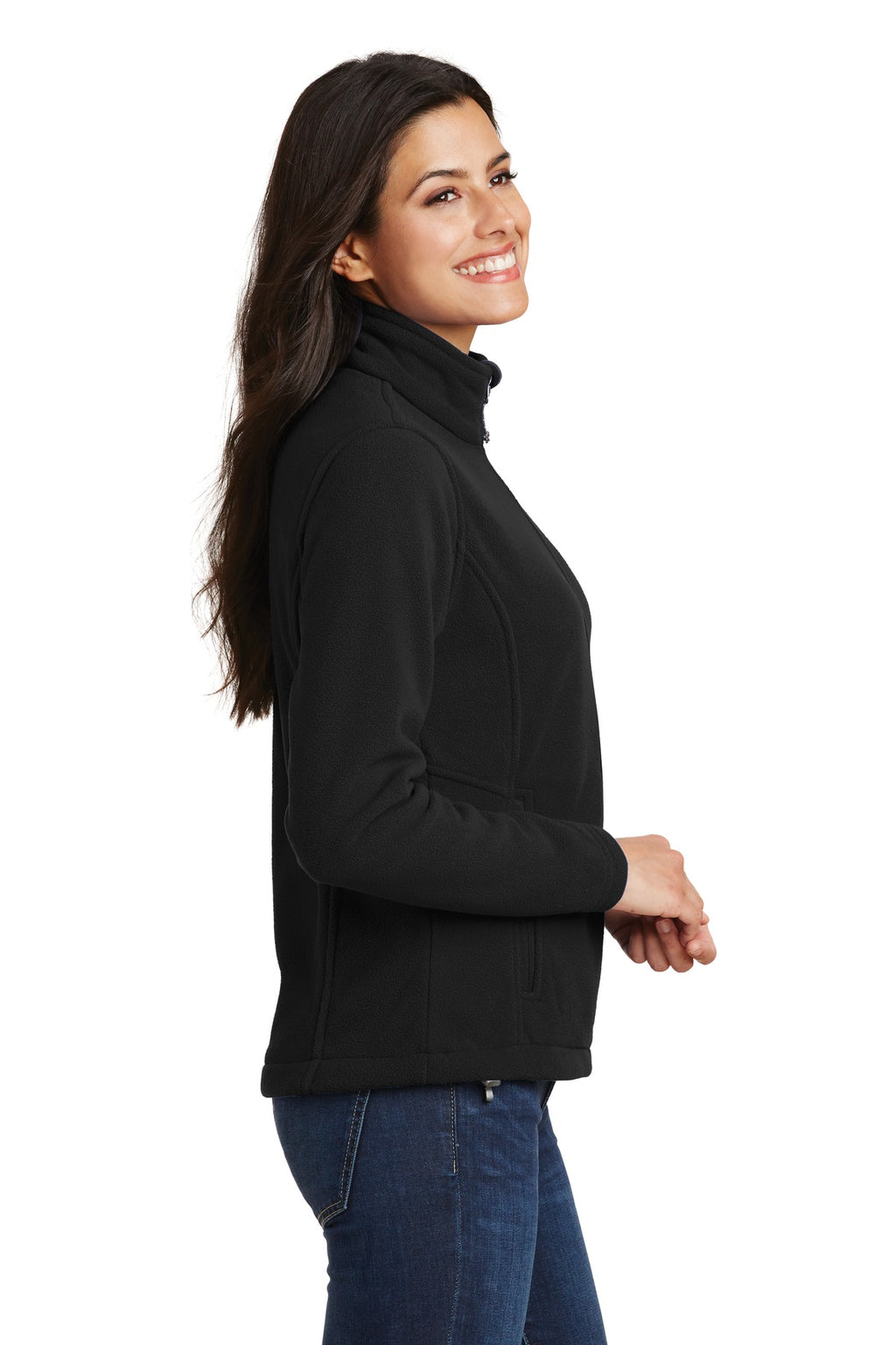 Port Authority Women's Value Fleece Jacket. L217 - Black - side
