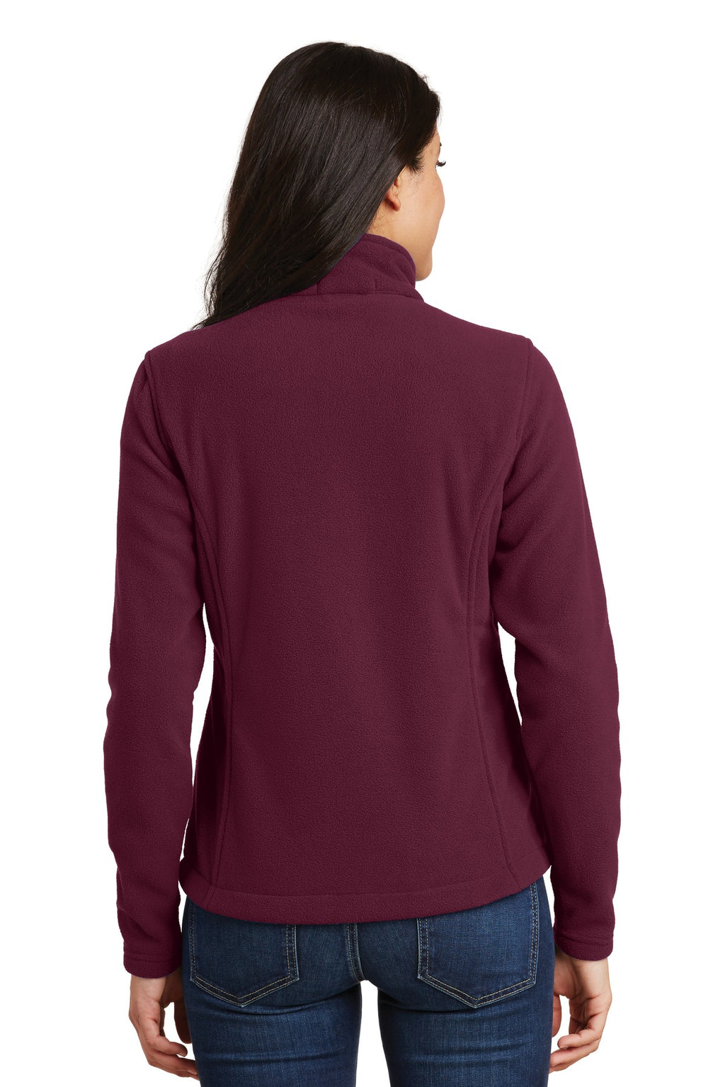 Port Authority Women's Value Fleece Jacket. L217 - Maroon - back