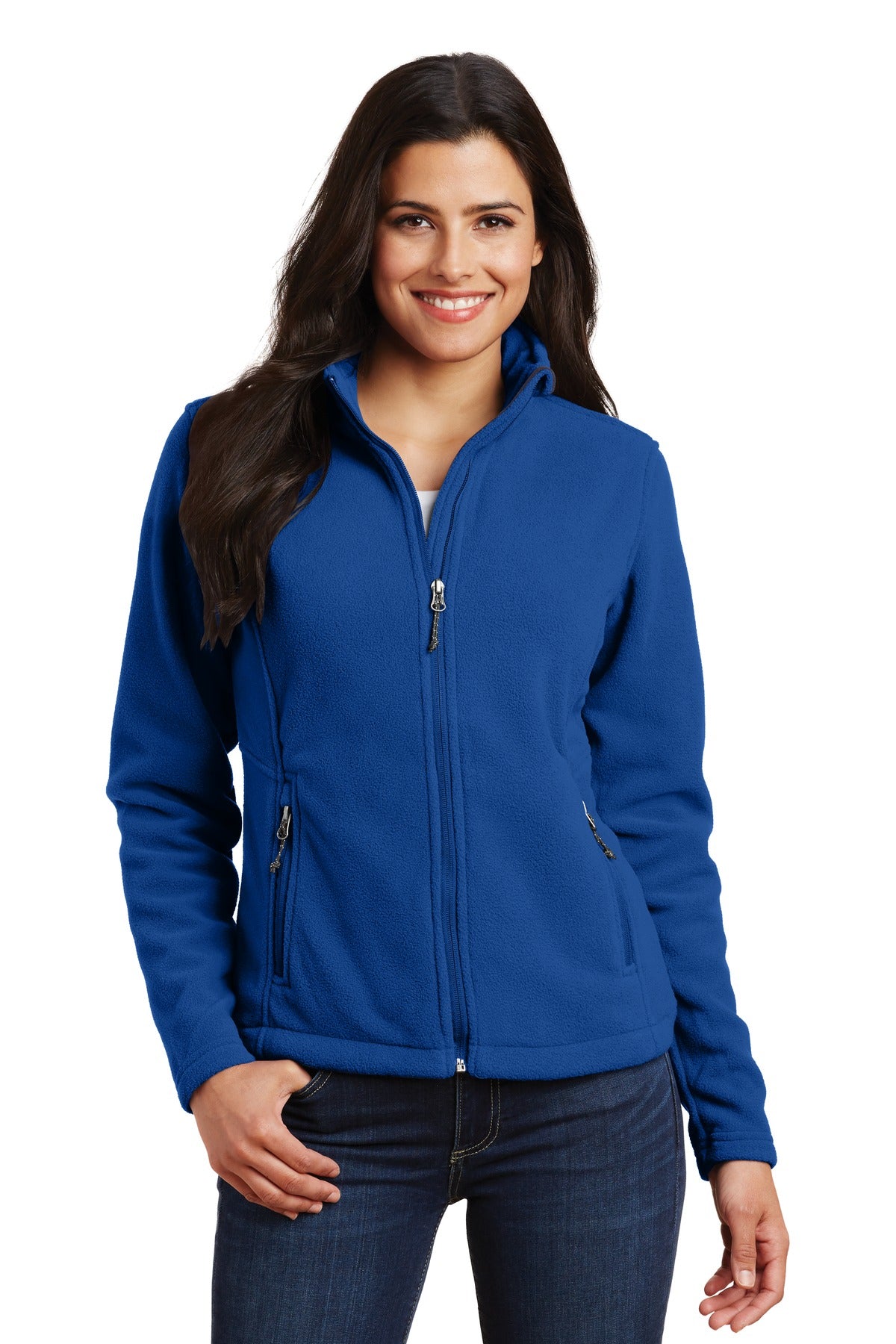 Port Authority Women's Value Fleece Jacket. L217 - True Royal - front