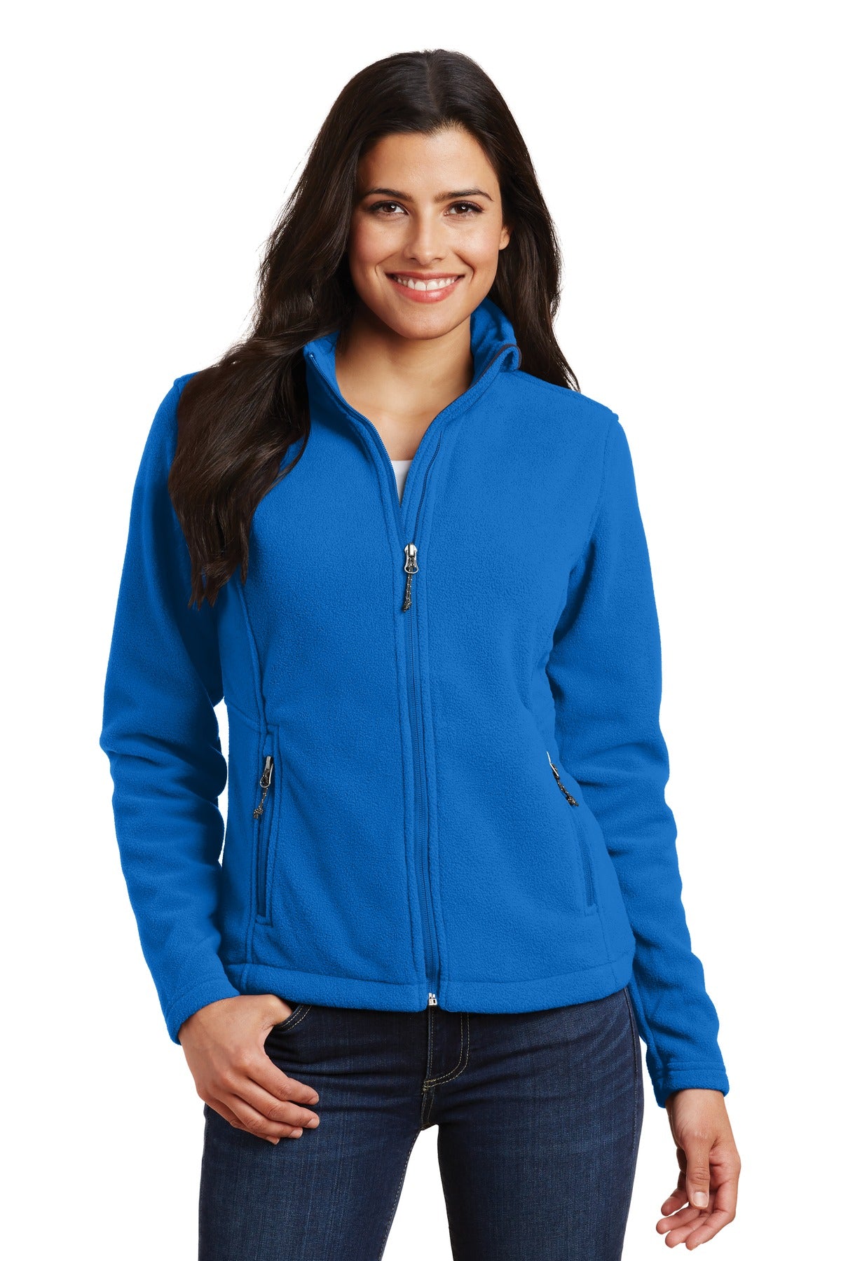 Port Authority Women's Value Fleece Jacket. L217 - Skydiver Blue - front