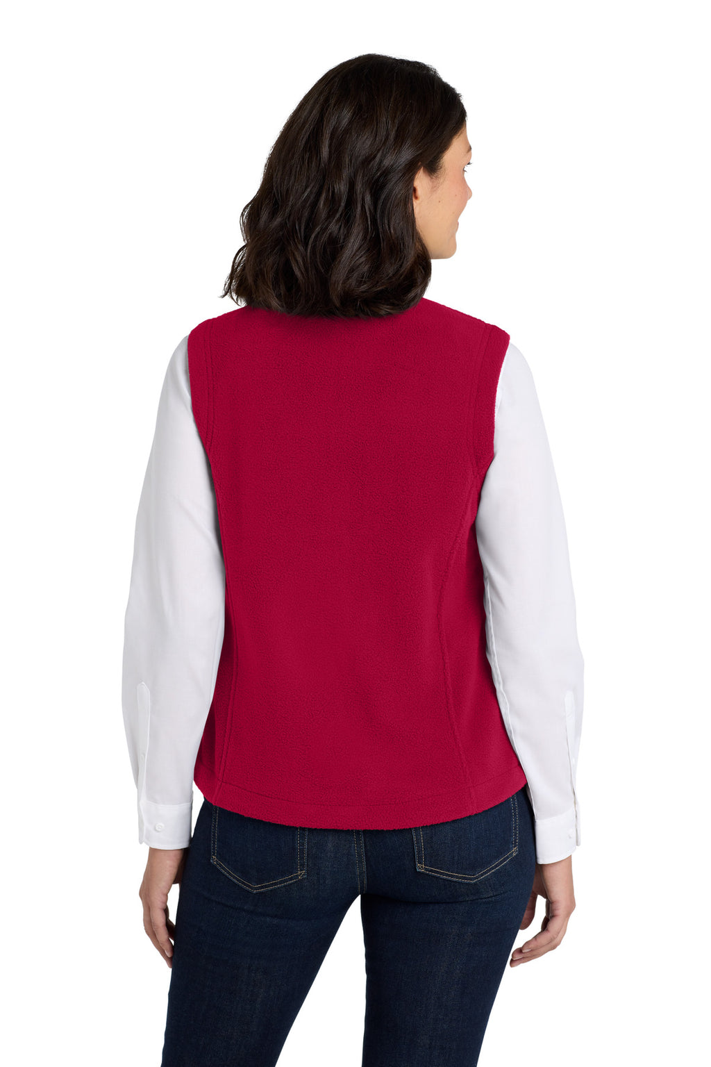 Port Authority Women's Value Fleece Vest. L219 - True Red - back