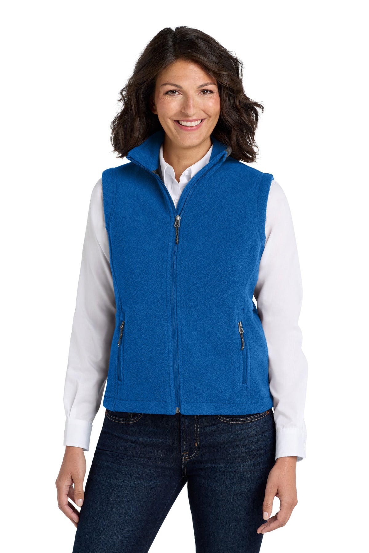 Port Authority Women's Value Fleece Vest. L219 - True Royal - front