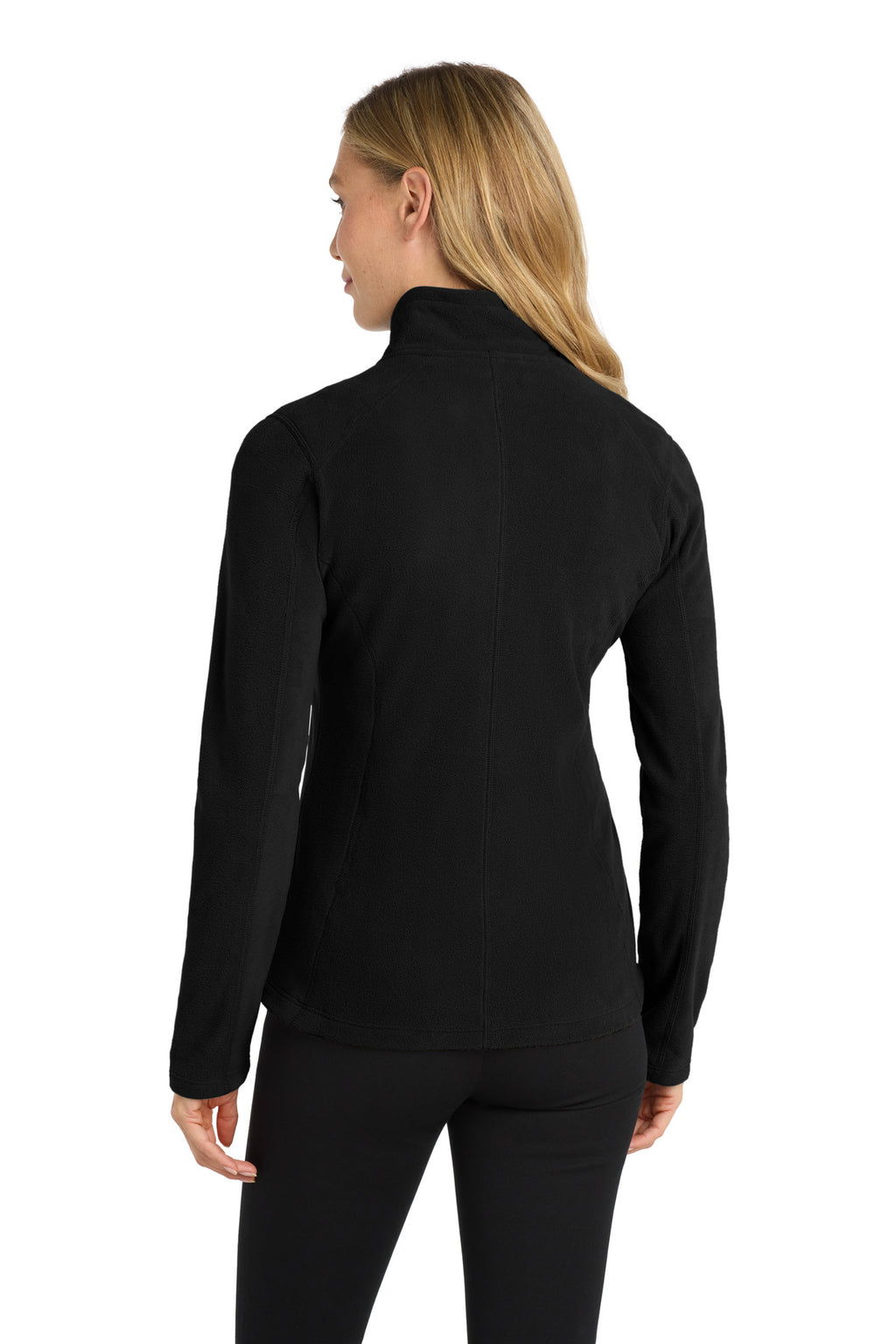 Port Authority Women's Microfleece Jacket. L223 - Black - back