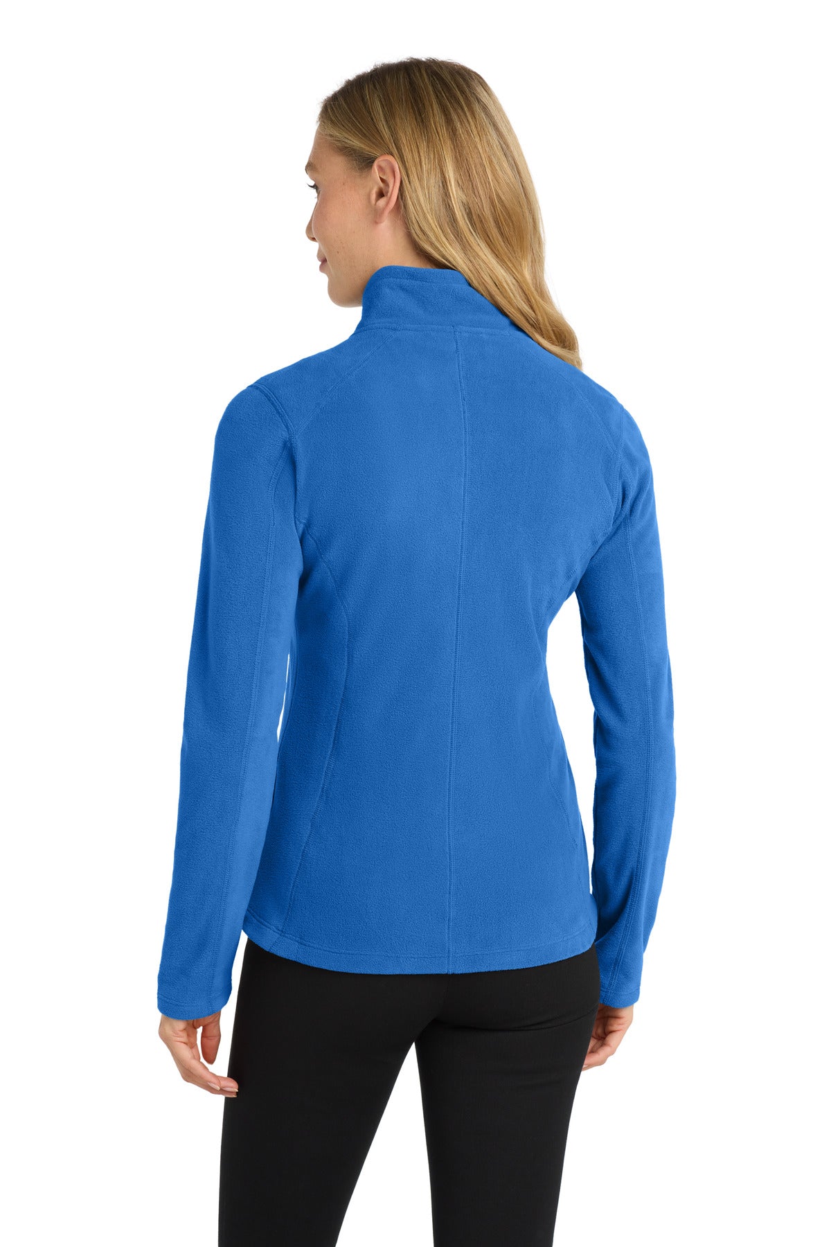 Port Authority Women's Microfleece Jacket. L223 - Light Royal - back
