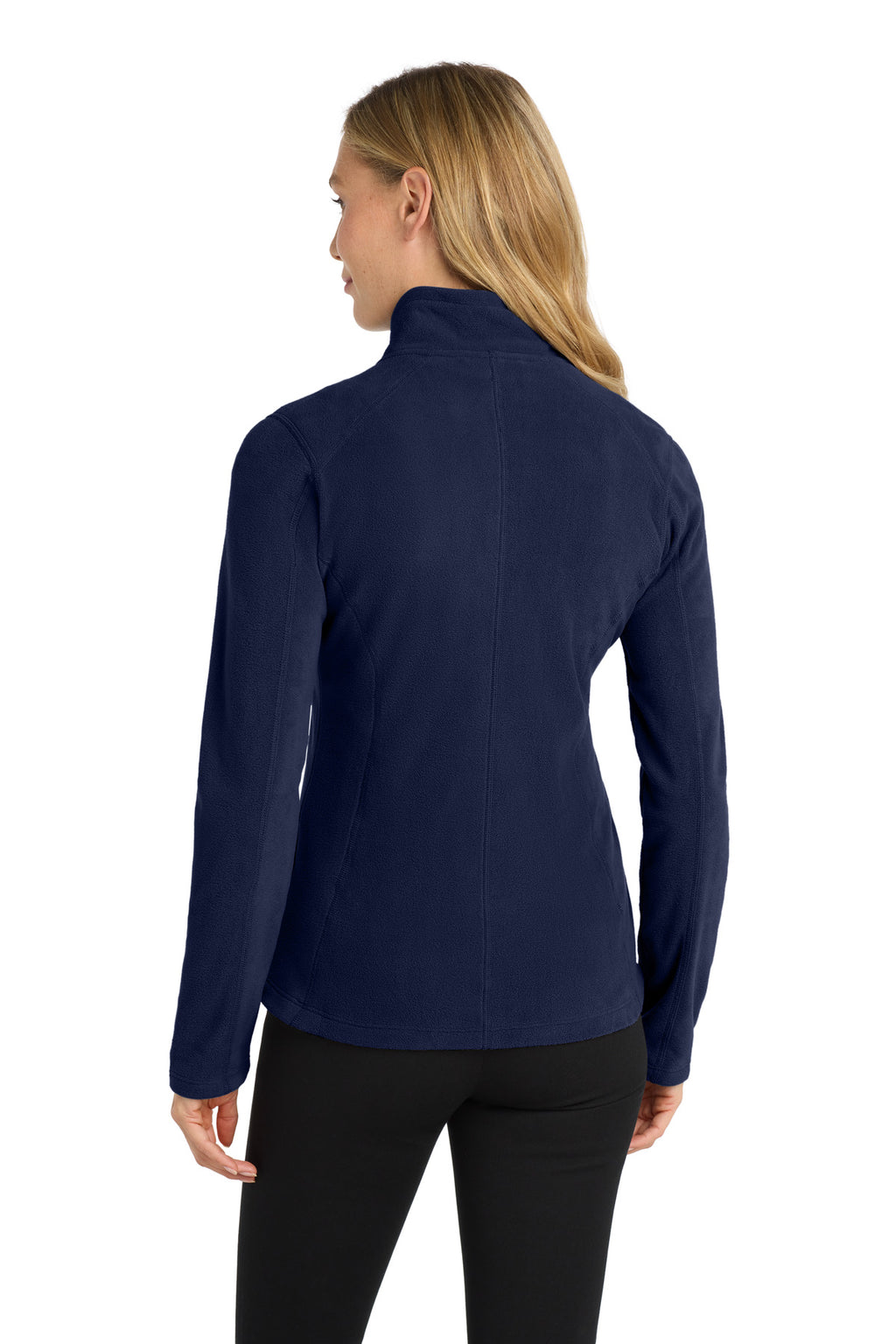 Port Authority Women's Microfleece Jacket. L223 - True Navy - back