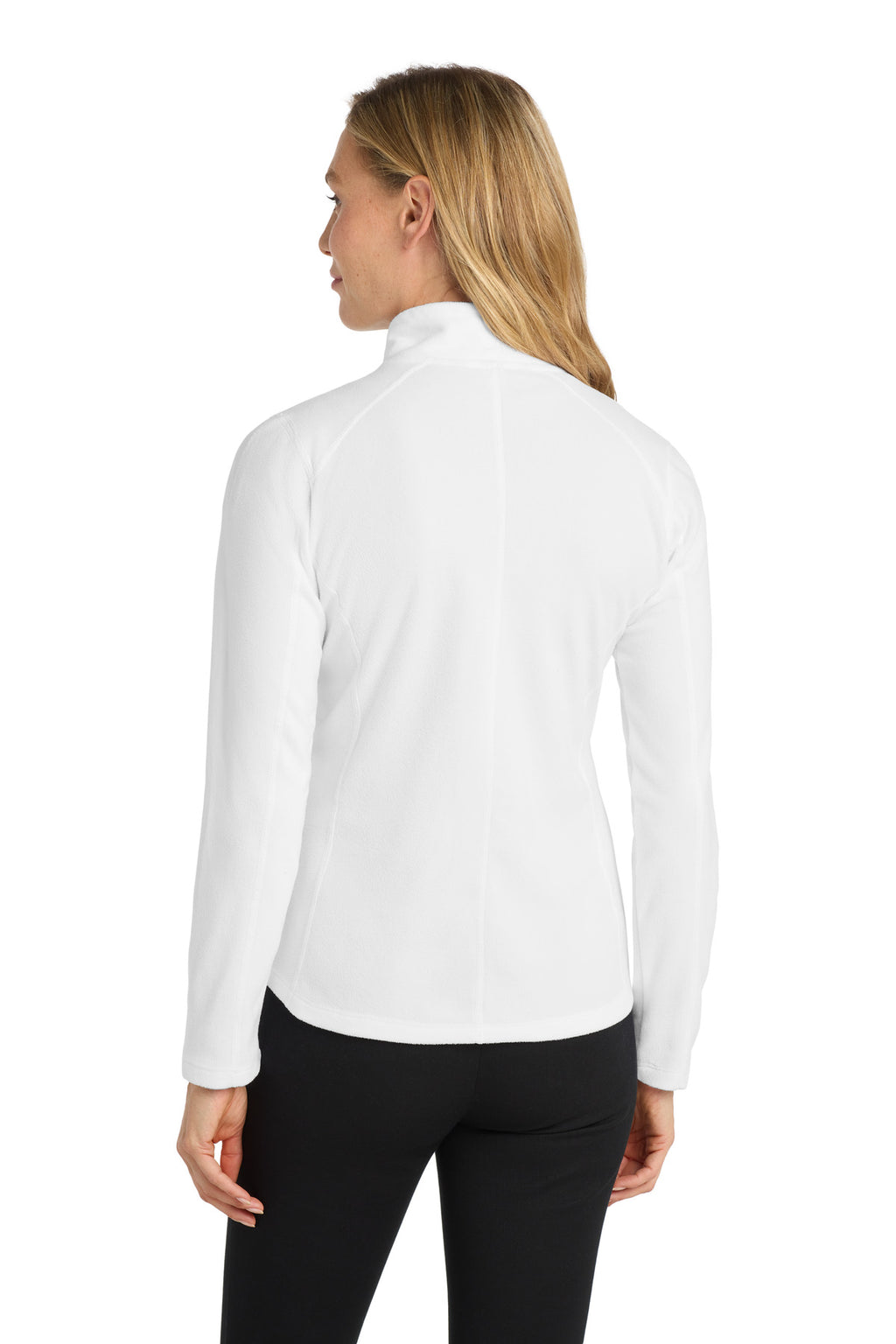 Port Authority Women's Microfleece Jacket. L223 - White - back