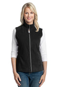 Port Authority Women's Microfleece Vest. L226 - Black - front