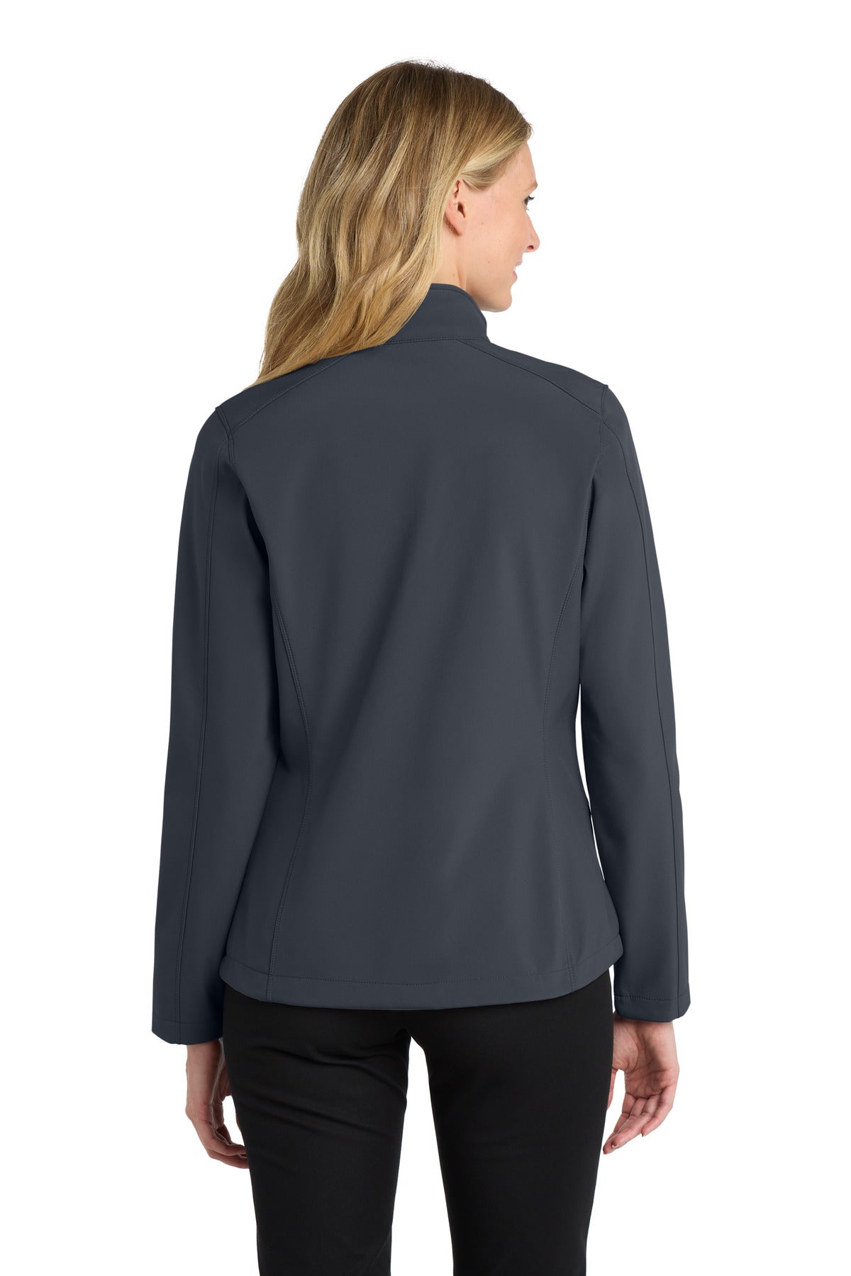 Port Authority Women's Core Soft Shell Jacket. L317 - Battleship Grey - back