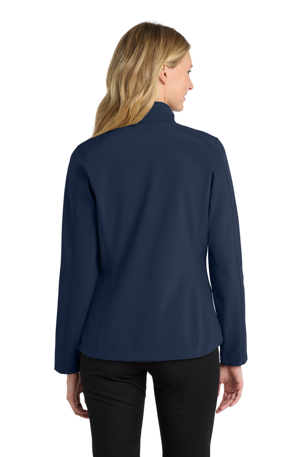 Port Authority Women's Core Soft Shell Jacket. L317 - Dress Blue Navy - back