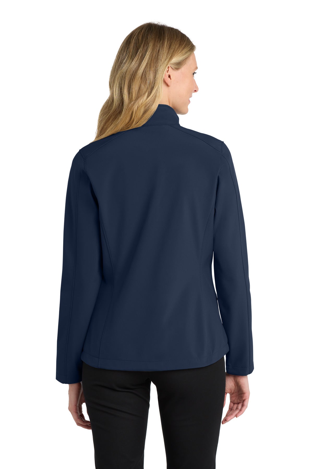Port Authority Women's Core Soft Shell Jacket. L317 - Dress Blue Navy - back