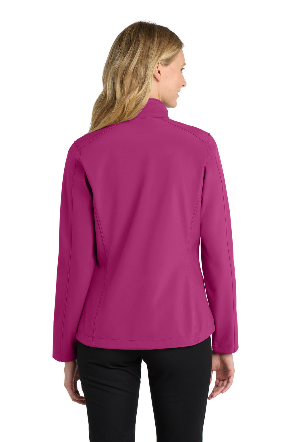 Port Authority Women's Core Soft Shell Jacket. L317 - Very Berry - back